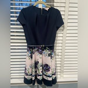Ted Baker size 3 dress - worn 1 time - excellent condition